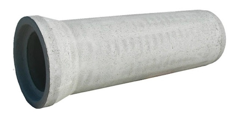 Caño de Cemento Comprimido de 300 x 1200 mm. Corrugado Armado - Hormigon