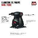 Lijadora de Palma 1/4 - 200w Skil