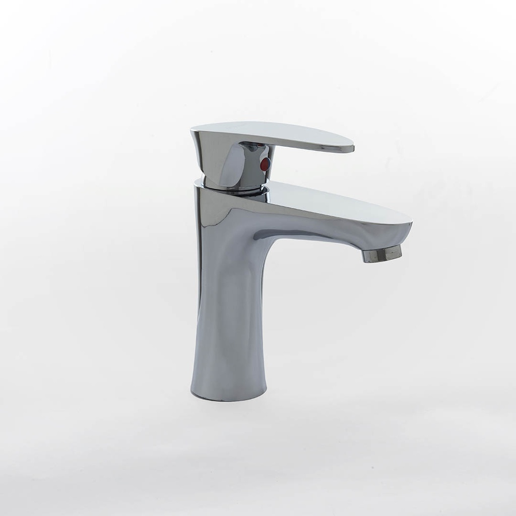 LAVATORIO DOHA ABS CROMADA PICO RECTO*