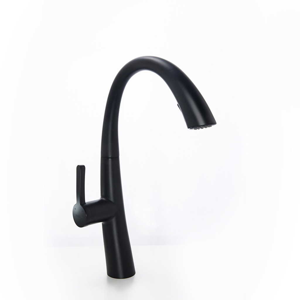 MONOC PARIS NEGRA COCINA ROCIADOR EXTRAIBLE*