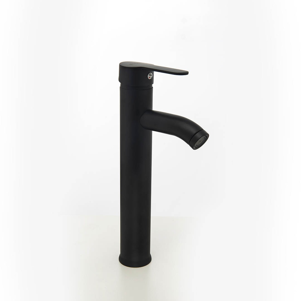 MONOC. MADRID NEGRA LAVATORIO 22CM ALTURA AGUA*