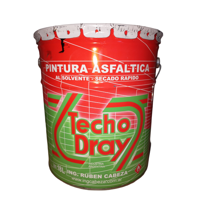 PINTURA ASFALTICA TECHO DRAY 18 LT