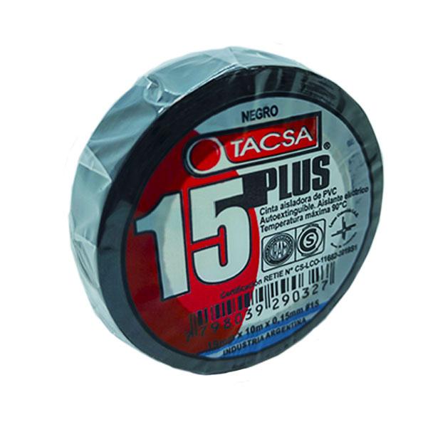 CINTA AISLADORA x 10 m NEGRA x UNIDAD