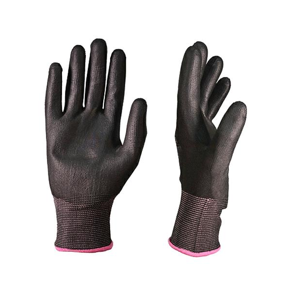 GUANTE TEJIDO SIN COSTURA RECUBIERTO PUÑO NEGRO ESPUMADO T. 10 x UNIDAD