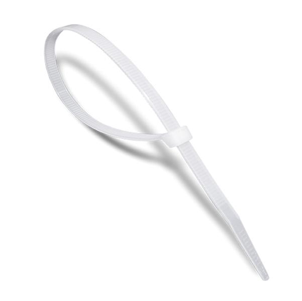 PRECINTO NYLON BLANCO 4.8 x 380 x BOLSA