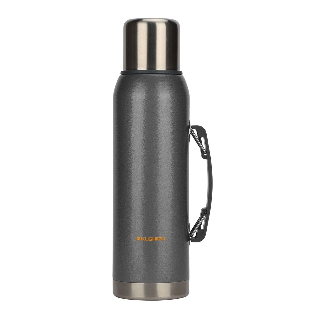 Termo Kushiro gris 1200 ml con manija - 24 h