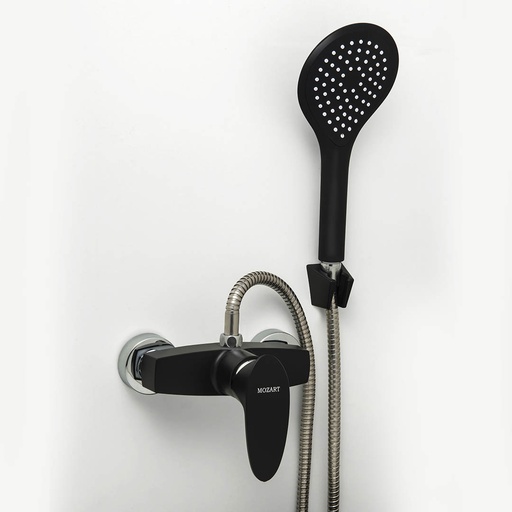 [7229] MONOCOM. DOHA DUCHA NEGRA ABS SIN TRANSFERENCIA*