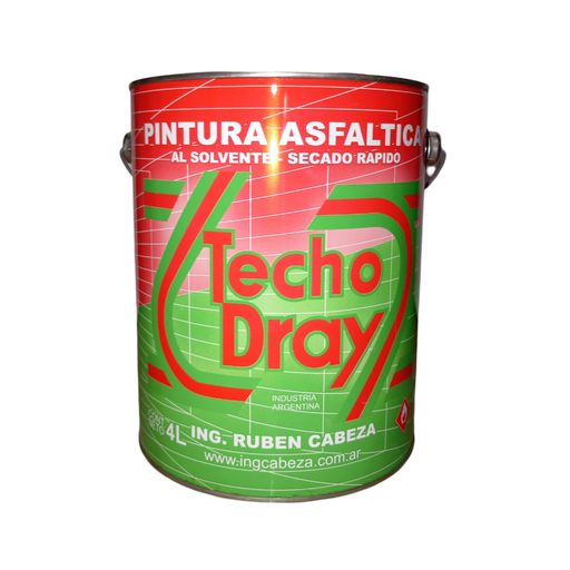 [1171] PINTURA ASFALTICA TECHO DRAY 4 LT