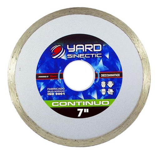 [FE0409] DISCO DIAMANTADO CONTINUO  7'' 180 x UNIDAD