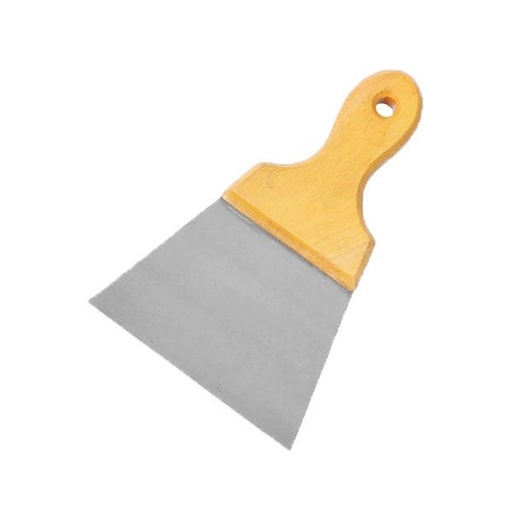 [FE0442] ESPATULA ENDUIR MANGO MADERA 100 mm x UNIDAD