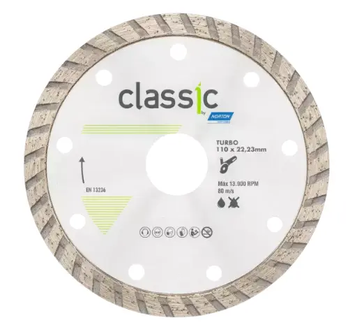 [DDTCL110] Disco Diamantado Turbo Classic 110 x 22,33mm